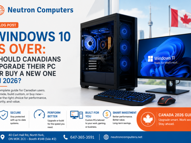 Windows 10 Is Over: Should Canadians Upgrade Their PC or Buy a New One in 2026?